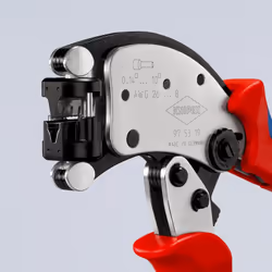 Knipex 97 53 19 Pince à sertir Noir, Bleu, Rouge - Vue supplémentaire 5
