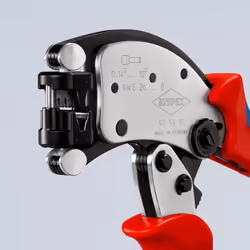 Knipex 97 53 19 Pince à sertir Noir, Bleu, Rouge - Vue supplémentaire 7