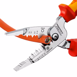 Knipex 13 76 200 ME pince à dénuder Rouge, Acier inoxydable, Jaune - Vue supplémentaire 5