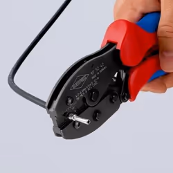 Knipex 97 52 42 SB Pince à sertir Bleu, Rouge - Vue supplémentaire 2