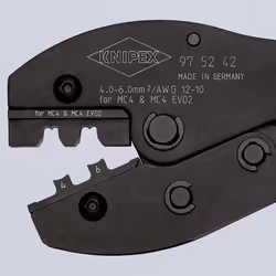 Knipex 97 52 42 SB Pince à sertir Bleu, Rouge - Vue supplémentaire 5
