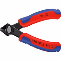Pince délectricien - Knipex - 7861125 - 125 mm - Rouge - Coupante