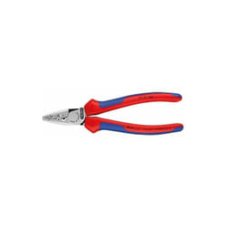 Knipex - Pince a sertir pour embout de cable polie avec manche bicolore double composants longueur 180 mm