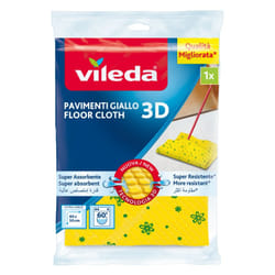 Vileda 4003790000126 Chiffon de nettoyage Polyester, Polypropylène (PP), Viscose Jaune 1 pièce(s)