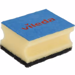 Vileda 139787 éponge Rectangulaire Fibre Noir, Bleu, Jaune 3 pièce(s)