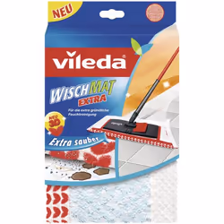 Vileda 1474, Mop cover, Noir, Rouge, Microfibre, 1 pièce(s), 1400 mm