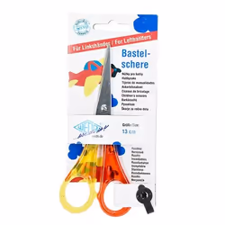 Efco 1803202, Adulte, Découpe droite, Unique, Rouge, Jaune, Ciseaux pour loisirs créatifs, Pour gaucher