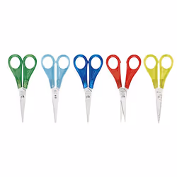 Wedo 77 30 ciseaux à bouts ronds Universel Découpe droite Couleurs assorties