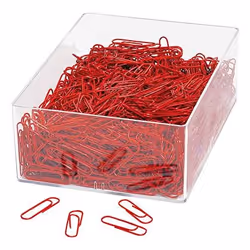 Wedo 901 244602, Métal, Plastique, Rouge, 27 mm, PVC, 1000 pièce(s)