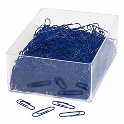 Wedo 901 244603, Métal, Plastique, Bleu, 27 mm, PVC, 1000 pièce(s)