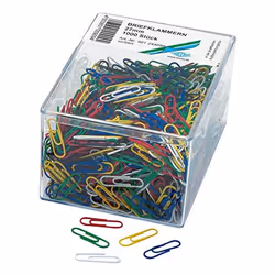 Wedo 901 244699, Métal, Plastique, Couleurs assorties, 27 mm, PVC, 1000 pièce(s)