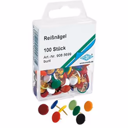 Wedo 908 5699, Multicolore, 100 pièce(s), Boîte