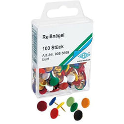 Wedo 908 5699 Fixation de bureau Multicolore 100 pièce(s)