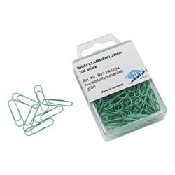 Wedo 901 244204 trombone Métal, Plastique 100 pièce(s)
