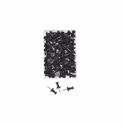 Wedo 54 201, Noir, Métal, Plastique, Boîte, 23 mm, 100 pièce(s)