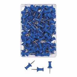 Wedo 54 203, Bleu, 9 mm, 9 mm, 23 mm, 100 pièce(s), Boîte