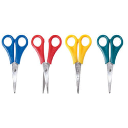 Wedo 77 720 Ciseaux pour loisirs créatifs Découpe droite Bleu, Vert, Rouge, Jaune