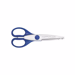 Wedo 77 1904, Adulte, Découpe de forme, Unique, Bleu, Ciseaux pour loisirs créatifs, Coupe de cadre