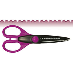 Efco 1800605 Ciseaux pour loisirs créatifs Découpe droite Noir, Rose