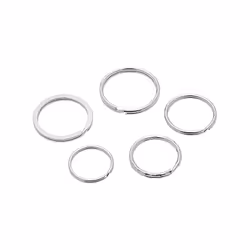 Wedo 262 30015, Porte-clés, Acier inoxydable, Acier, Rond, 2,5 cm, 3 cm