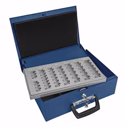Wedo 150 100803 caisse enregistreuse Acier Bleu