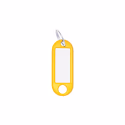 Wedo 262 801805, Porte-clés, Jaune, 21 mm, 52 mm, 100 pièce(s)