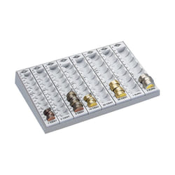 Wedo 160 780037 tiroirs caisse Métal Gris clair