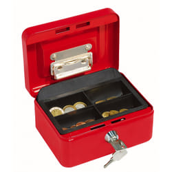 Wedo 145 102H caisse enregistreuse Acier Rouge
