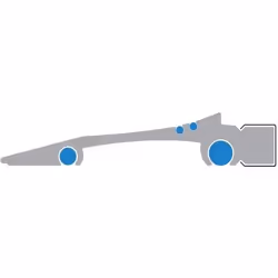 Wedo 525430 règle 300 mm Aluminium Argent