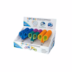 Wedo 73 930, Découpe droite, Régler, Multicolore, Acier inoxydable, Poignée droite, Bouts arrondis