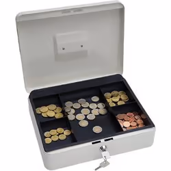 Wedo Cash box size 4, Blanc, 10,2 cm (4"), 300 x 240 x 90 mm