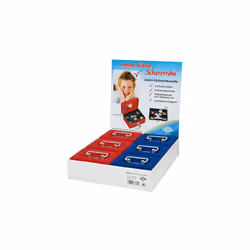 Wedo 144 099 caisse enregistreuse Acier Bleu, Rouge