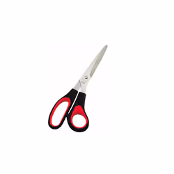 Wedo 976 8, Découpe droite, Unique, Noir, Rouge, Acier inoxydable, Polypropylène, Poignée droite