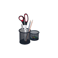 Wedo 65 401 porte crayons et stylos Métal Noir