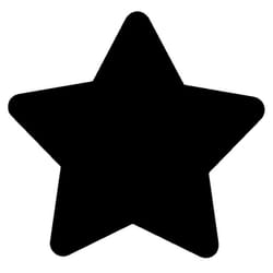 Wedo Star Pochoir de perforation Gris, Orange