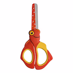 Wedo 73 6001, Enfant, Découpe droite, Unique, Rouge, Jaune, Acier inoxydable, Universel