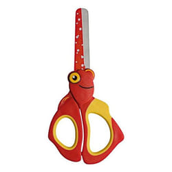 Wedo 73 6001 ciseaux à bouts ronds Universel Découpe droite Rouge, Jaune