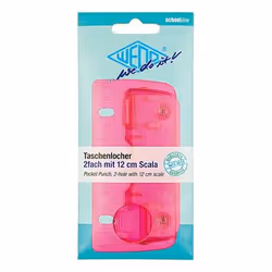 Wedo 67 809 perforateur papier Rose