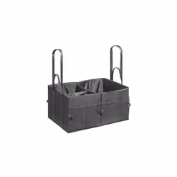 Wedo 58 2531, Panier de rangement, Noir, Carré, Polyester, Monochromatique, Voiture, Intérieure