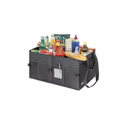 Wedo 58 2531 Boîte de rangement Panier de rangement Carré Polyester Noir
