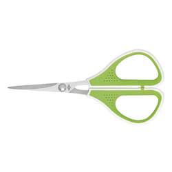 Wedo 975 411 ciseaux à bouts ronds Universel Découpe droite Vert, Blanc