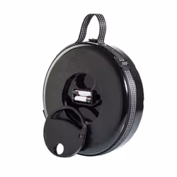 Wedo Teleskop-Hocker mit LED Funktion, Siège rigide, Rond, Noir, Blanc, ABS, Solide, 130 kg