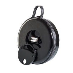 Wedo Teleskop-Hocker mit LED Funktion Rond Noir, Blanc ABS