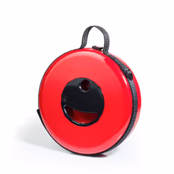 Wedo Teleskop-Hocker mit LED Funktion, Siège rigide, Rond, Noir, Rouge, Blanc, ABS, Solide, 130 kg