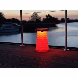 Wedo Teleskop-Hocker mit LED Funktion Rond Noir, Rouge, Blanc ABS - Vue supplémentaire 6
