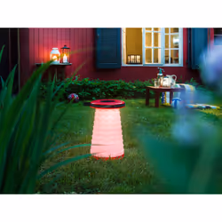Wedo Teleskop-Hocker mit LED Funktion Rond Noir, Rouge, Blanc ABS - Vue supplémentaire 8