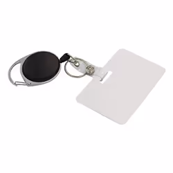Wedo 262 415, Porte-clés, Noir, Chrome, Blanc, Métal, Nylon, Unisexe, Adulte, 125 mm