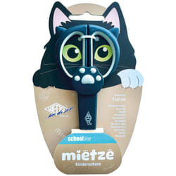 Ciseaux pour enfant 13 cm chat mietze noir - ciseaux de bricolage avec poignée souple et pointe ronde 736005 - Wedo