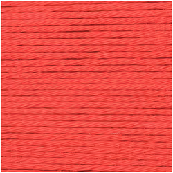 Rico Design Creative Cotton aran, Aran, Léger, Rouge, Coton, 85 m, 60 °C