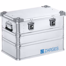 Caisse de transport en aluminium, capacité 73 l, L x l x h int. 550 x 350 x 380 mm, modèle robuste. Produit livré = monté. Ca ...